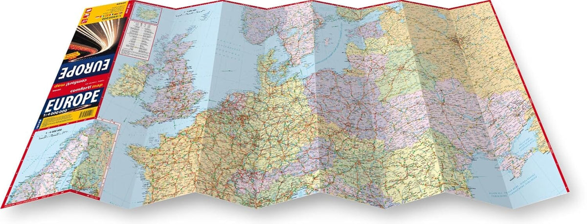 Carte routière plastifiée - Europe | Express Map carte routière Express Map 