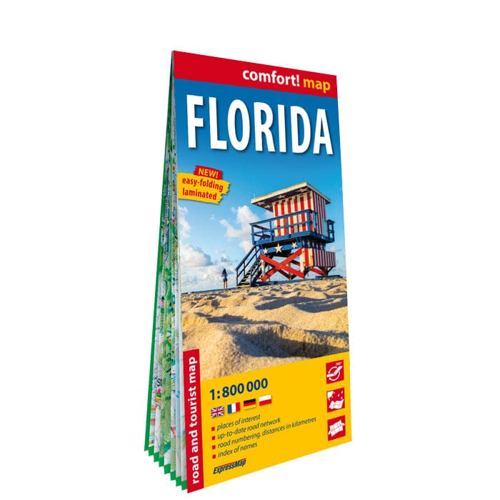 Carte routière plastifiée - Floride | Express Map carte routière Express Map 