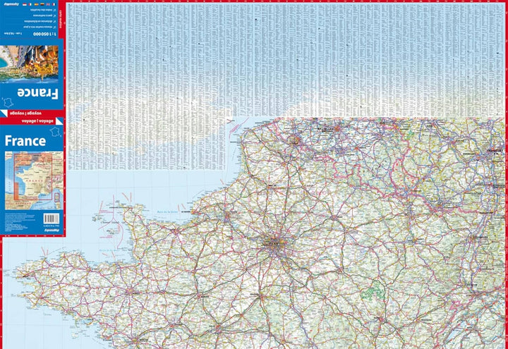 Carte routière plastifiée - France 2026 | Express Map carte routière Express Map 