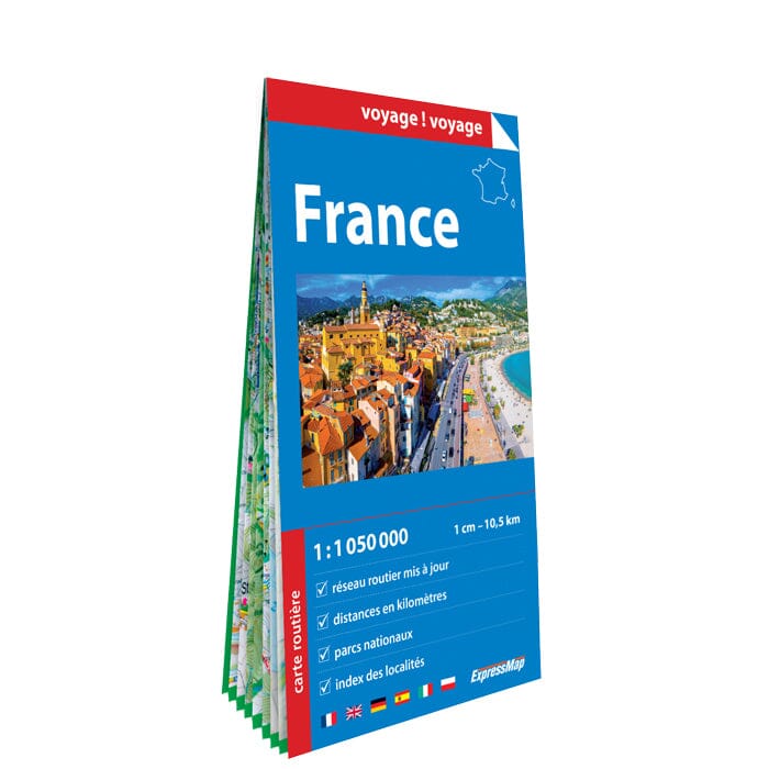 Carte routière plastifiée - France 2026 | Express Map carte routière Express Map 