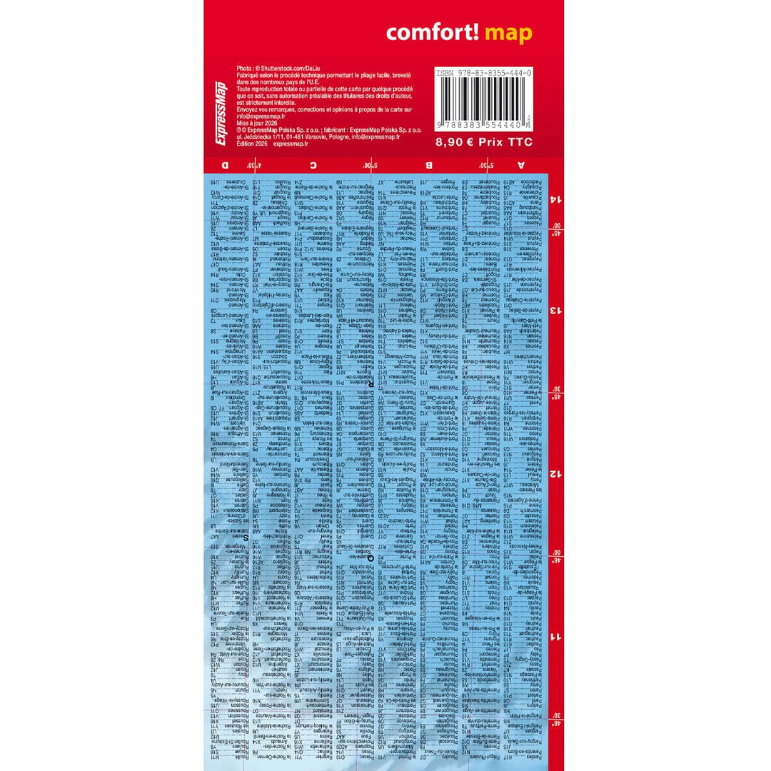 Carte routière plastifiée - France | Express Map carte routière Express Map 