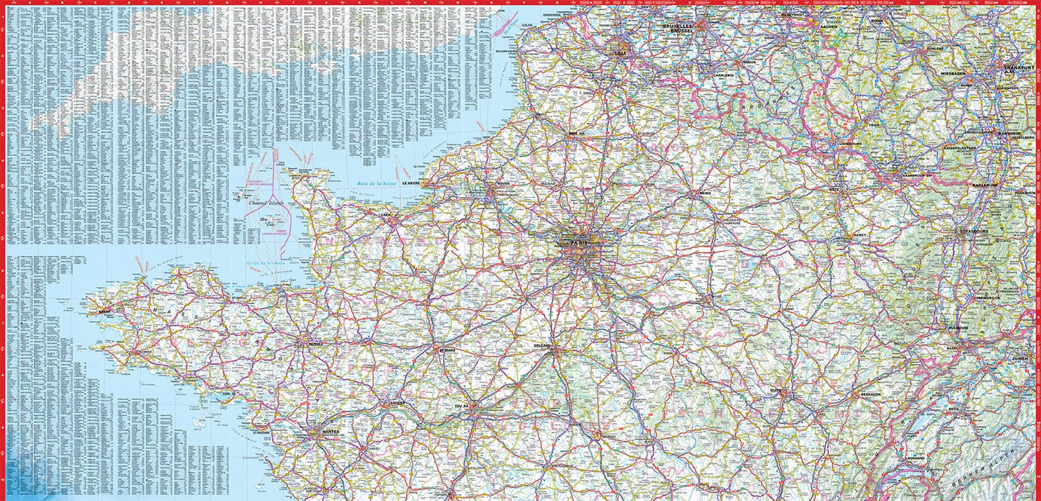 Carte routière plastifiée - France 2026 | Express Map carte routière Express Map