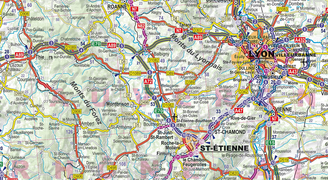 Carte routière plastifiée - France | Express Map carte routière Express Map 