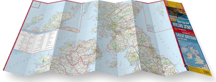 Carte routière plastifiée - Grande-Bretagne, Irlande | Express Map carte routière Express Map 