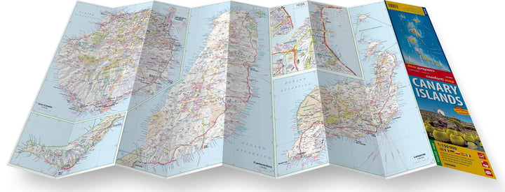 Carte routière plastifiée - Iles Canaries | Express Map carte pliée Express Map 