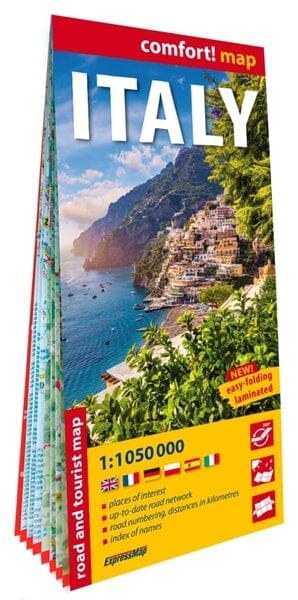 Carte routière plastifiée - Italie | Express Map carte routière Express Map