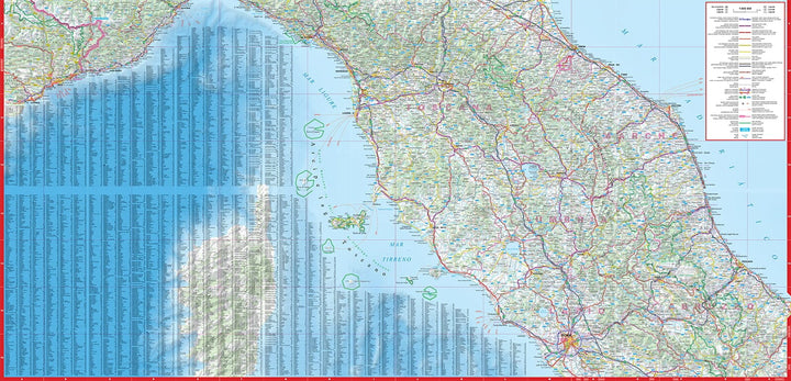 Carte routière plastifiée - Italie Nord | Express Map carte routière Express Map 