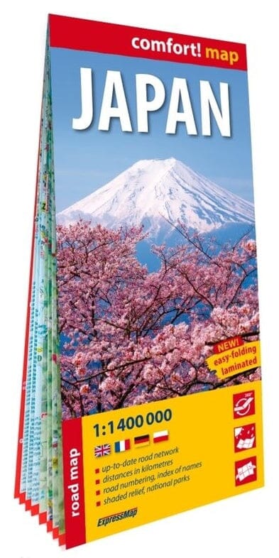 Carte routière plastifiée - Japon | Express Map carte routière Express Map