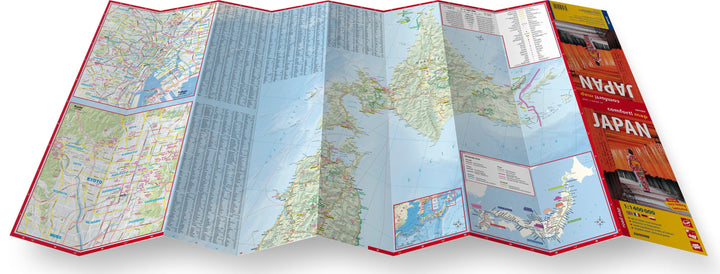 Carte routière plastifiée - Japon | Express Map carte routière Express Map 