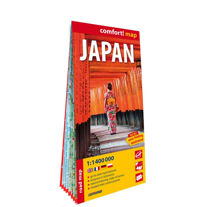 Carte routière plastifiée - Japon | Express Map carte routière Express Map 