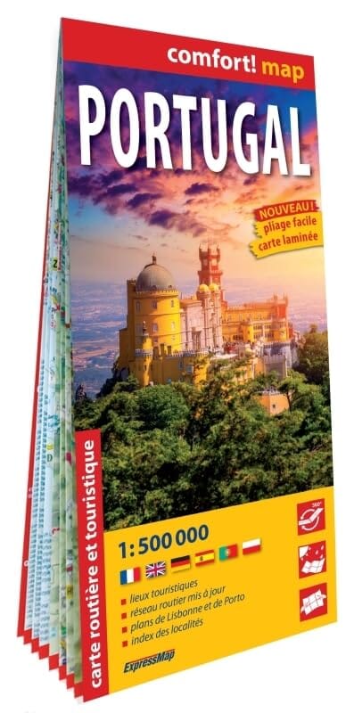 Carte routière plastifiée - Portugal | Express Map carte routière Express Map 