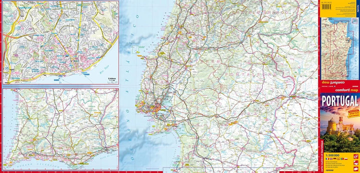 Carte routière plastifiée - Portugal | Express Map carte routière Express Map 