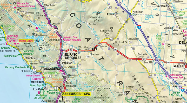 Carte routière plastifiée - USA Sud Ouest | Express Map carte pliée Express Map 