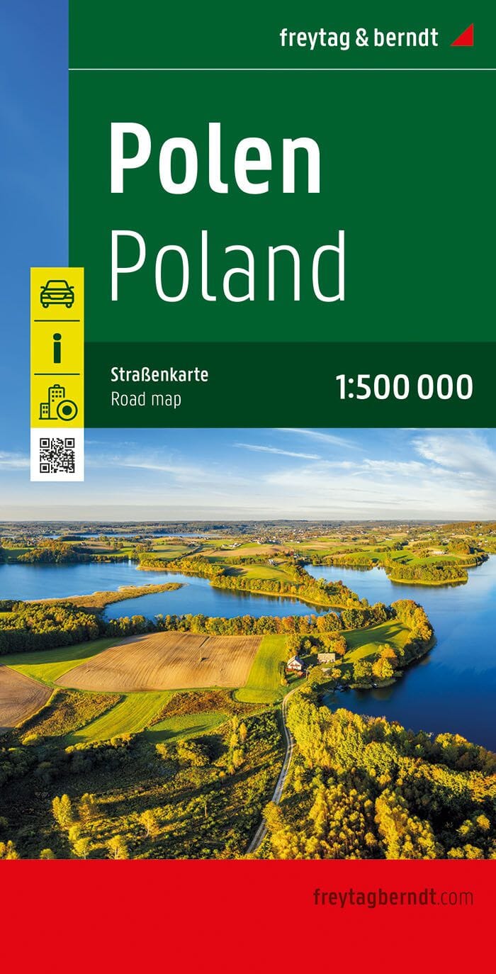 Carte routière - Pologne au 1/500,000 | Freytag & Berndt carte routière Freytag & Berndt