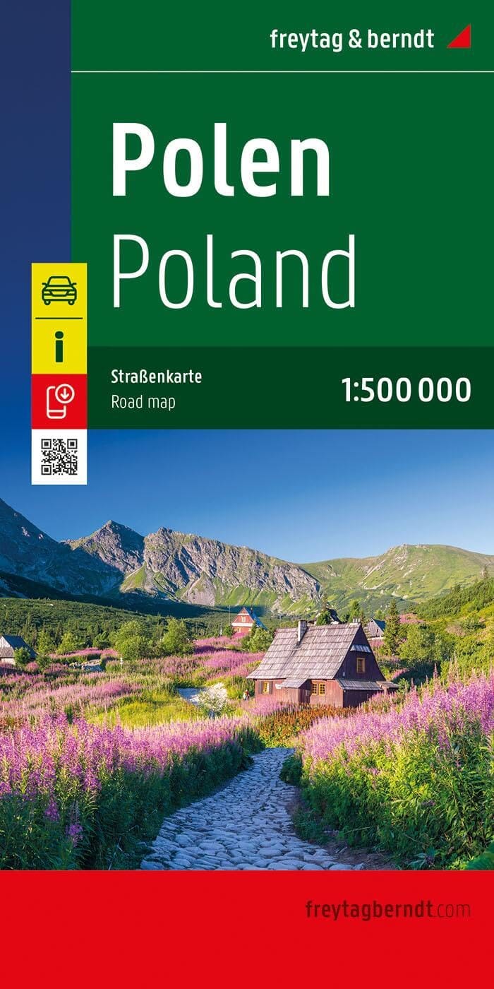 Carte routière - Pologne au 1/500,000 | Freytag & Berndt carte routière Freytag & Berndt