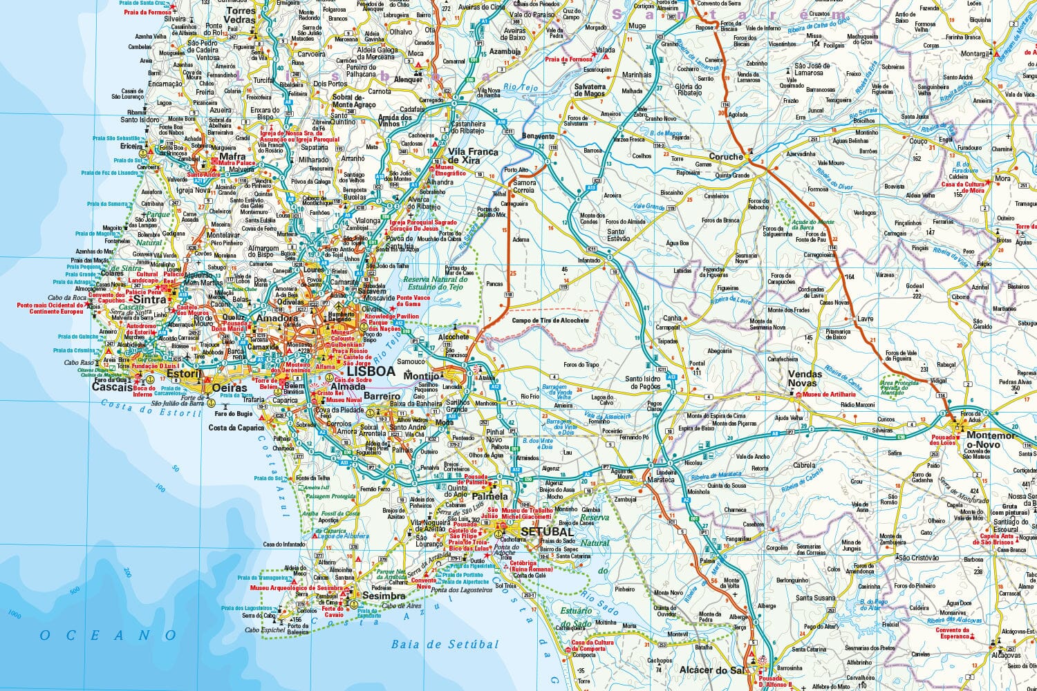 Carte routière - Portugal | Reise Know How carte routière Reise Know-How