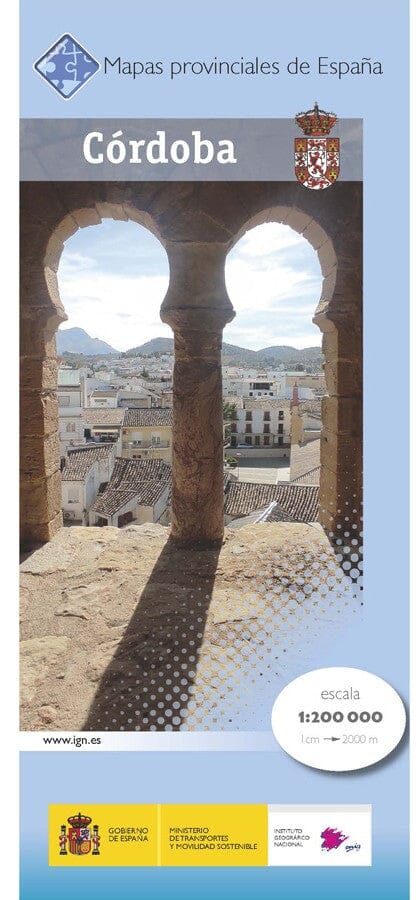 Carte routière provinciale n° 16 - Cordoue (Andalousie) | CNIG carte routière CNIG 