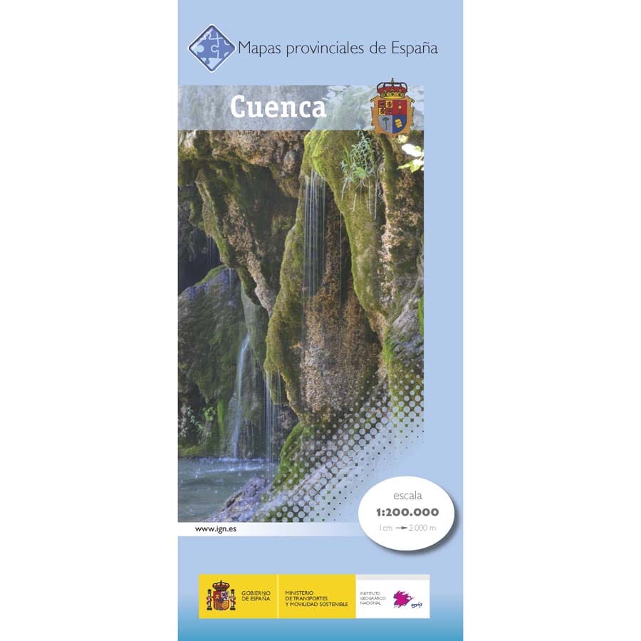 Carte routière provinciale n° 17 - Cuenca (Espagne) | CNIG carte routière CNIG