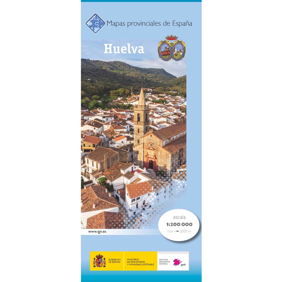 Carte routière provinciale n° 21 - Huelva (Andalousie) | CNIG carte routière CNIG 
