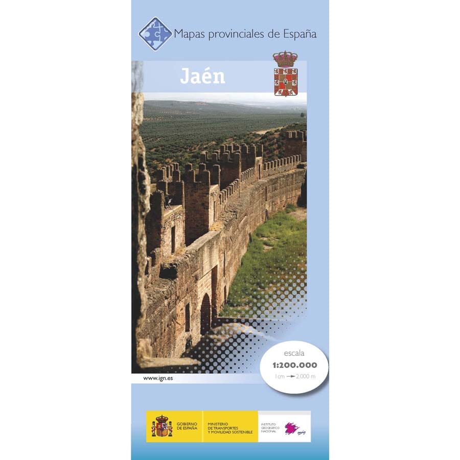 Carte routière provinciale n° 23 - Jaen (Andalousie) | CNIG carte routière CNIG