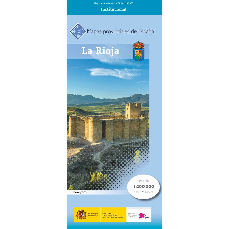 Carte routière provinciale n° 25 - La Rioja (Espagne) | CNIG carte routière CNIG