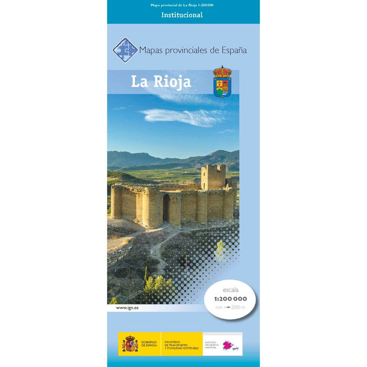 Carte routière provinciale n° 25 - La Rioja (Espagne) | CNIG carte routière CNIG