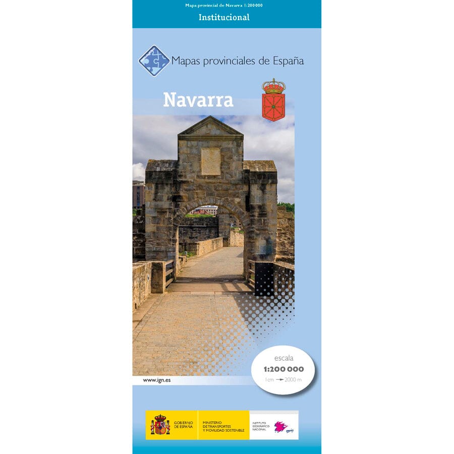Carte routière provinciale n° 33 - Navarre (Espagne) | CNIG carte routière CNIG