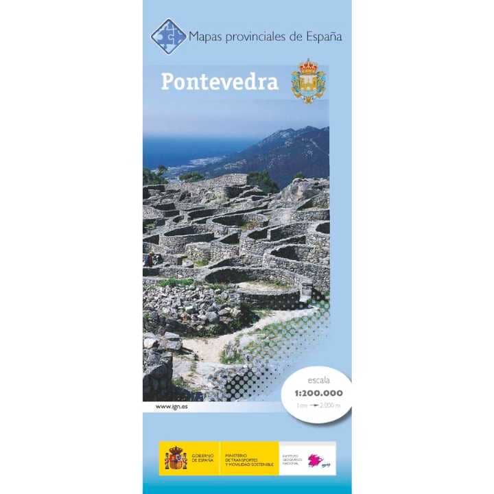 Carte routière provinciale n° 36 - Pontevedra (Galice, Espagne) | CNIG carte routière CNIG