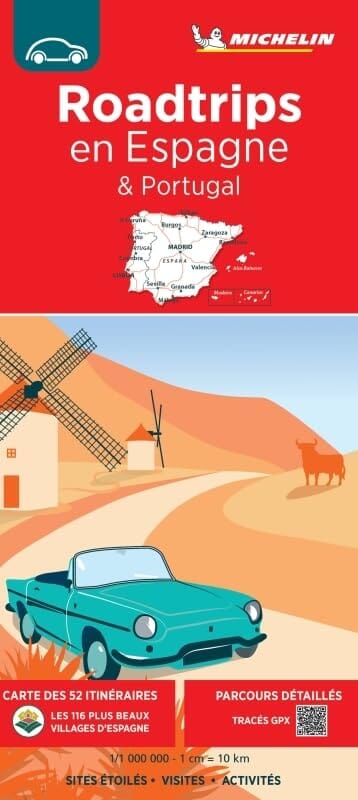 Carte routière - Roadtrips en Espagne & Portugal | Michelin carte routière Michelin