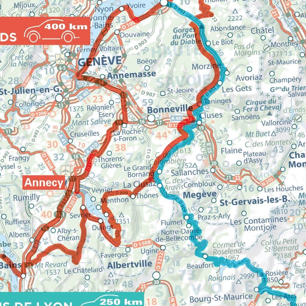 Road Map - Roadtrips in France | Michelin – Cartovia