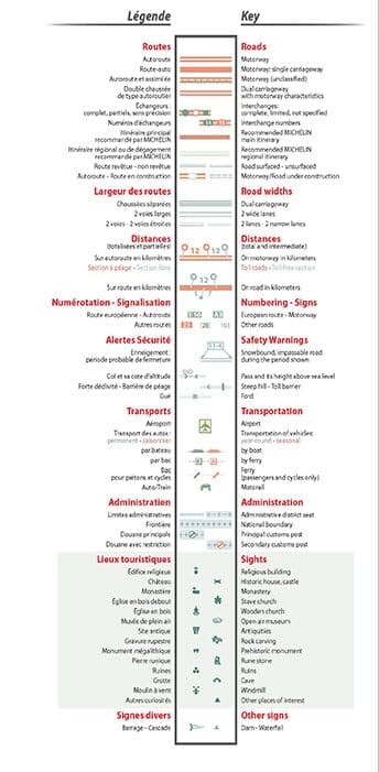Carte routière - Roadtrips en France | Michelin carte routière Michelin