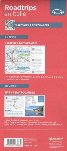 Carte routière - Roadtrips en Italie | Michelin carte routière Michelin