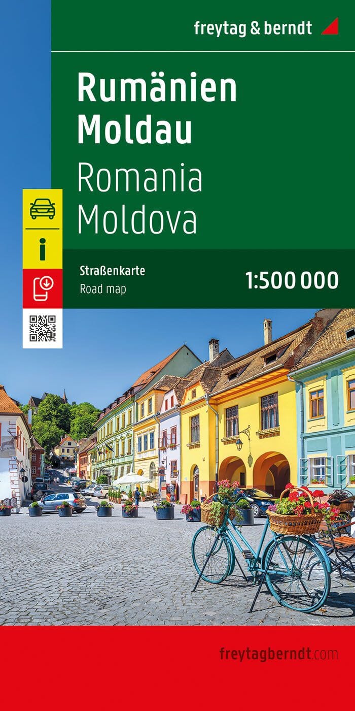 Carte routière - Roumanie & Moldavie - 1/500 000 | Freytag & Berndt carte routière Freytag & Berndt