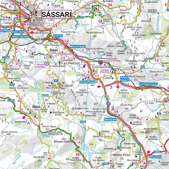 Carte routière - Sardaigne | Freytag & Berndt carte routière Freytag & Berndt 