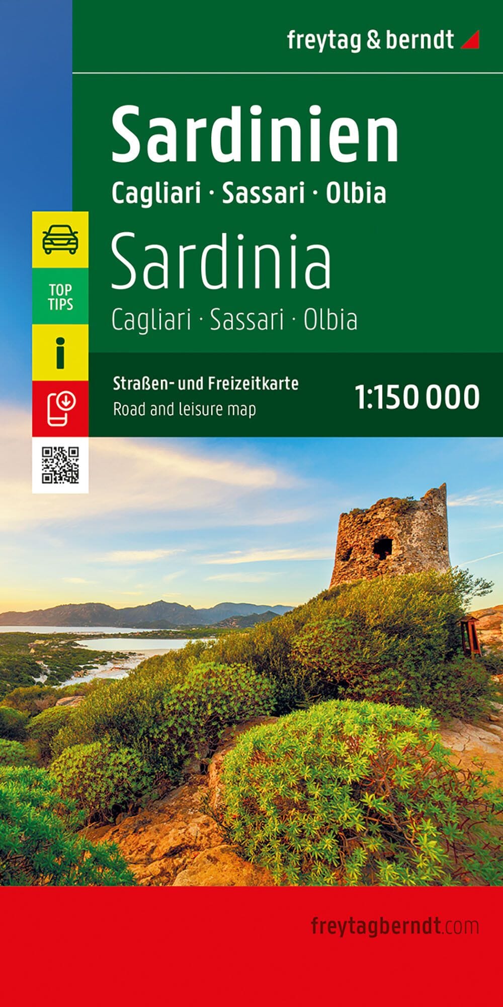 Carte routière - Sardaigne | Freytag & Berndt carte routière Freytag & Berndt 
