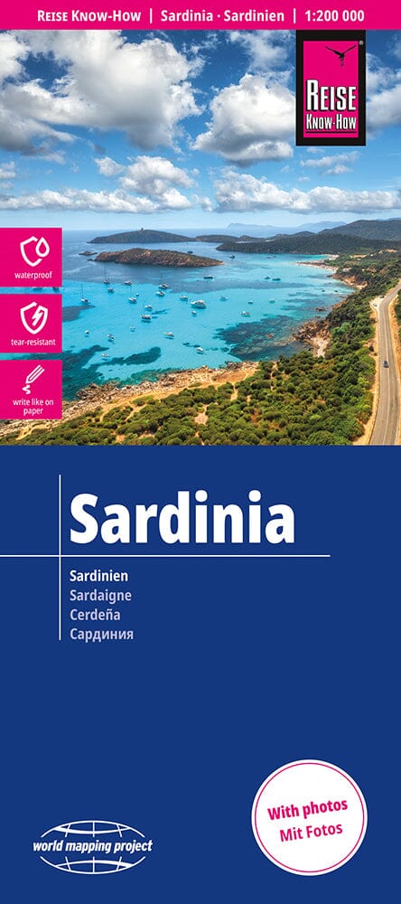 Carte routière - Sardaigne | Reise Know-How carte routière Reise Know-How