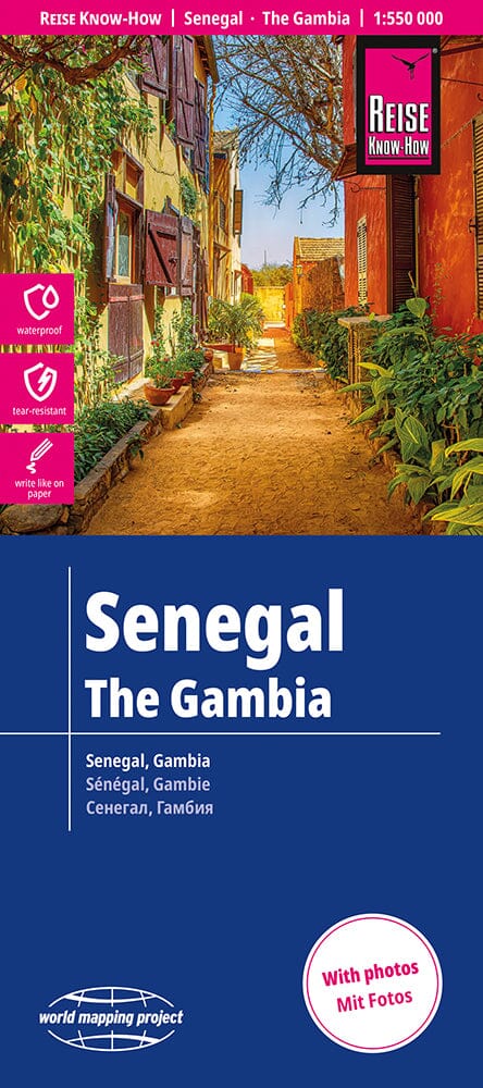 Carte routière - Sénégal & Gambie | Reise Know How carte routière Reise Know-How