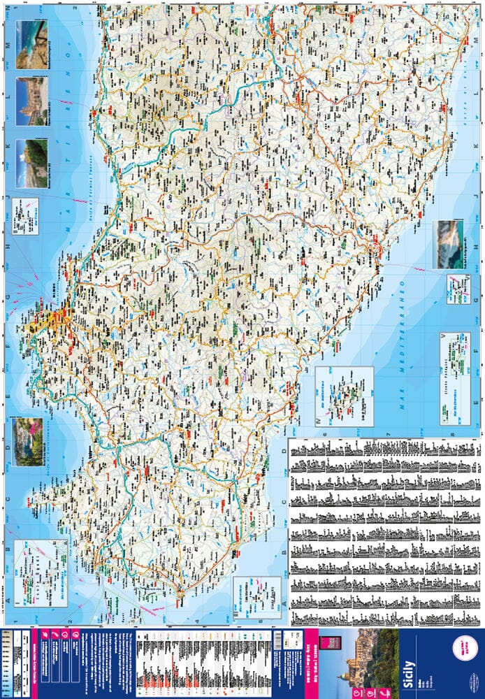 Carte routière - Sicile (Italie) | Reise Know How carte routière Reise Know-How