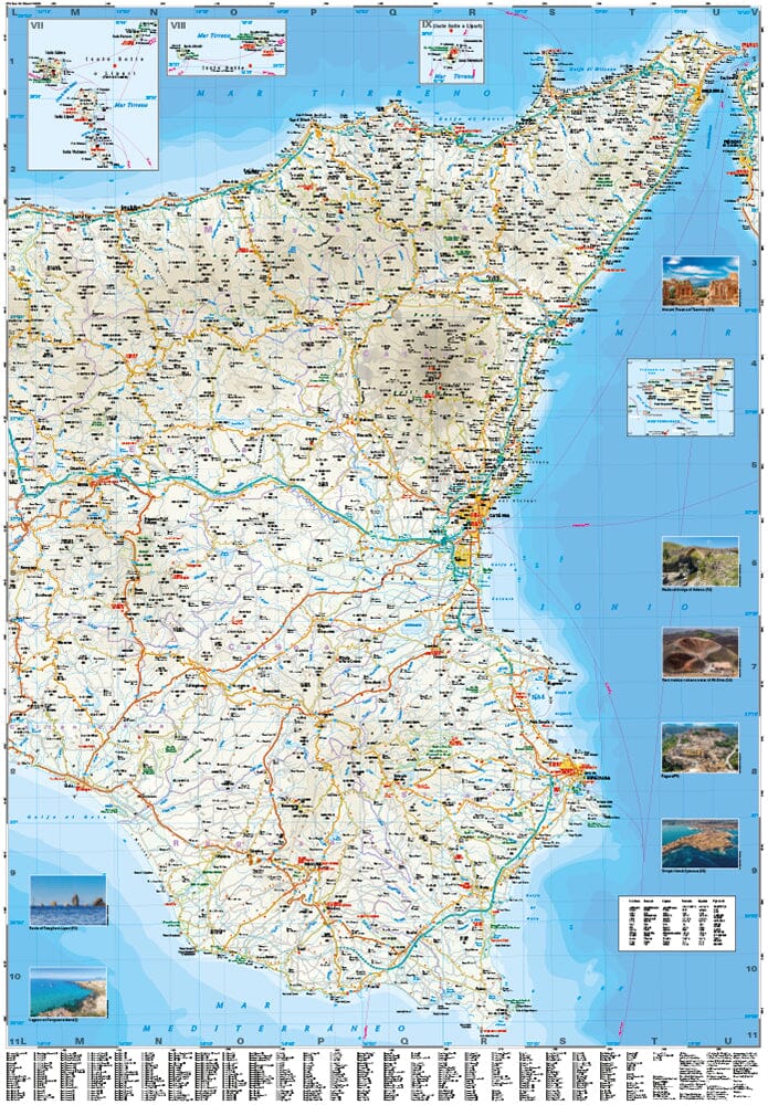 Carte routière - Sicile (Italie) | Reise Know How carte routière Reise Know-How
