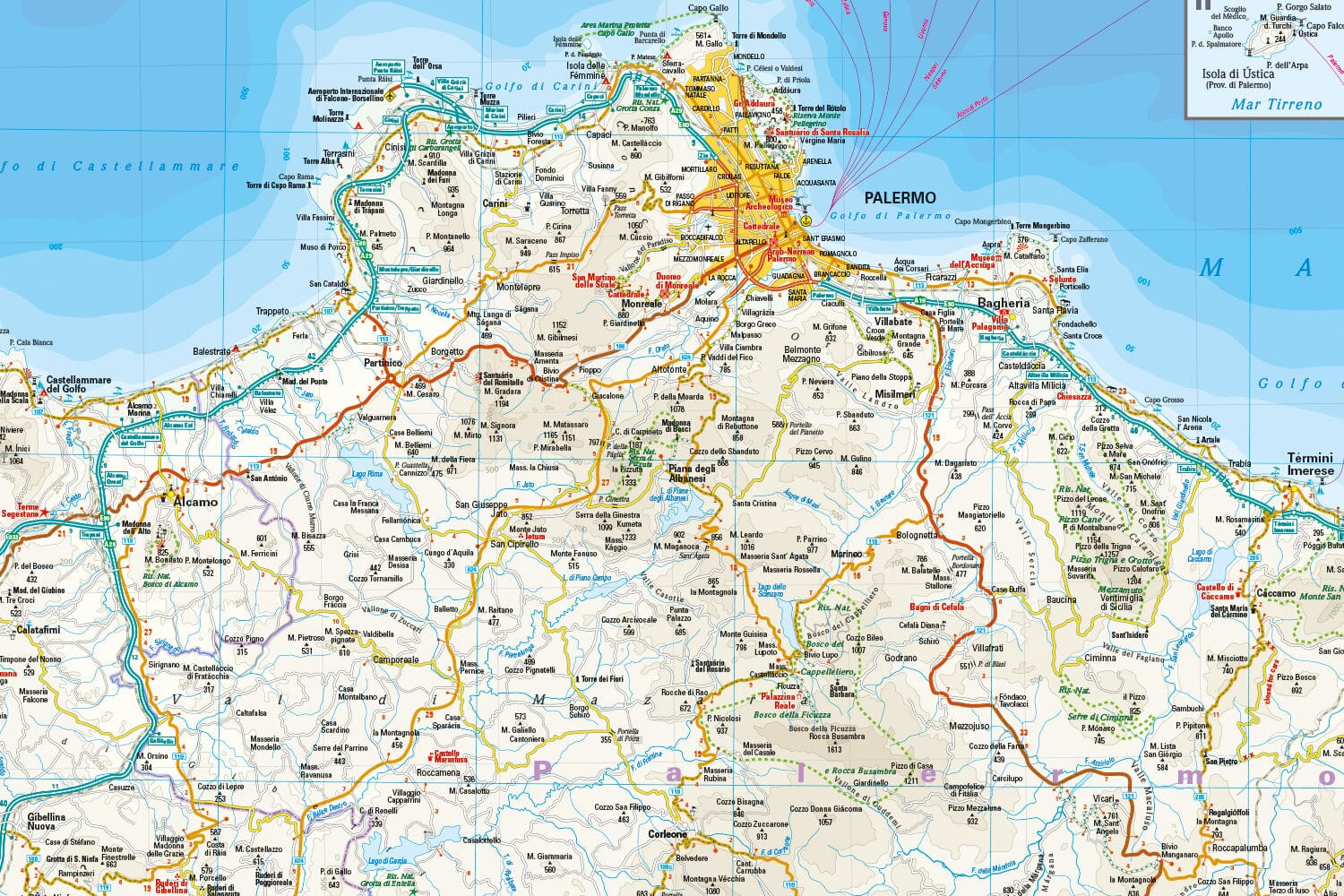 Carte routière - Sicile (Italie) | Reise Know How carte routière Reise Know-How