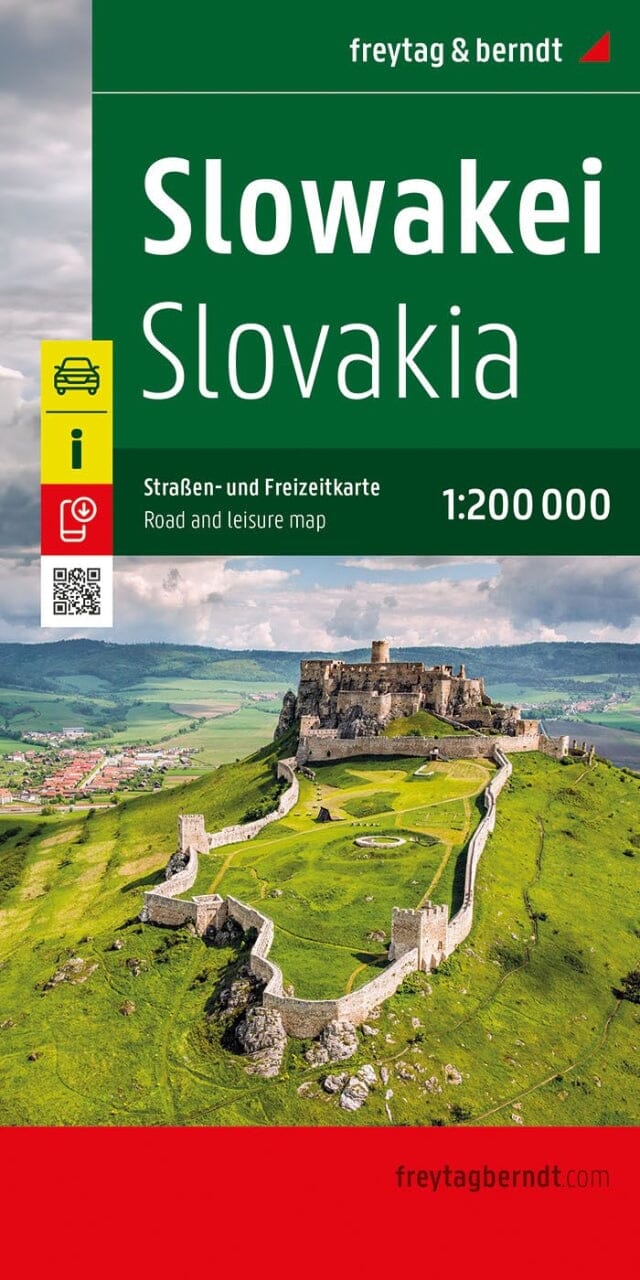 Carte routière - Slovaquie au 1/200 000 | Freytag & Berndt carte routière Freytag & Berndt