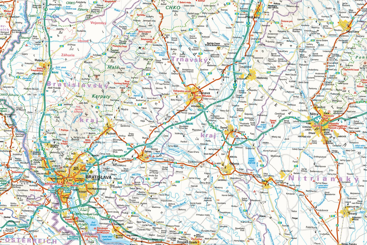 Carte routière - Slovaquie | Reise Know-How carte routière Reise Know-How