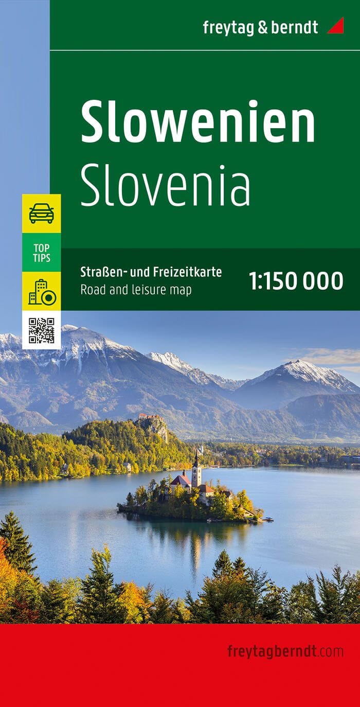 Carte routière - Slovénie au 1 / 150 000 | Freytag & Berndt carte pliée Freytag & Berndt 