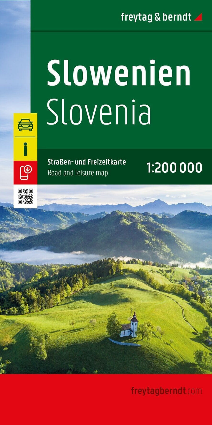 Carte routière - Slovénie | Freytag & Berndt - 1: 200 000 carte routière Freytag & Berndt 