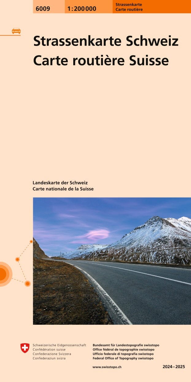 Carte routière - Suisse | Swisstopo carte routière Swisstopo