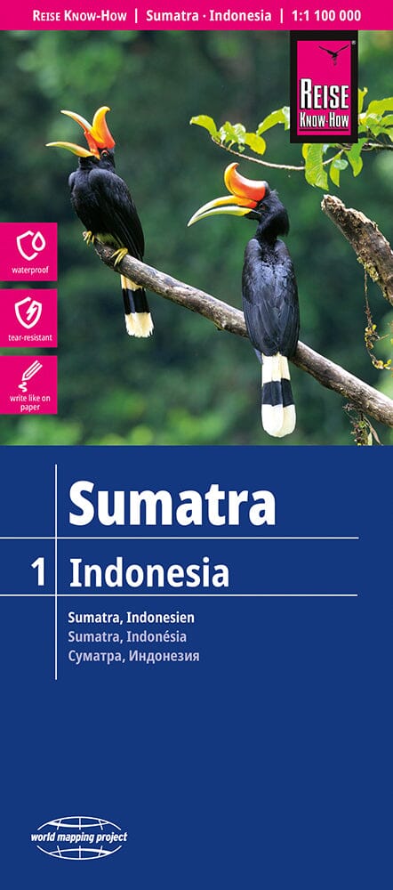 Carte routière - Sumatra | Reise Know How carte routière Reise Know-How