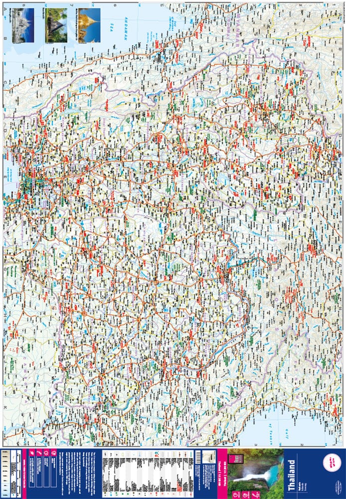 Carte routière - Thailande | Reise Know How carte routière Reise Know-How