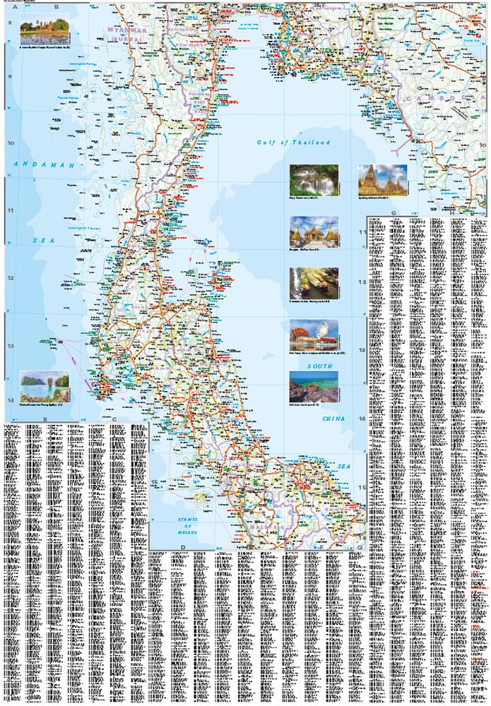 Carte routière - Thailande | Reise Know How carte pliée Reise Know-How 