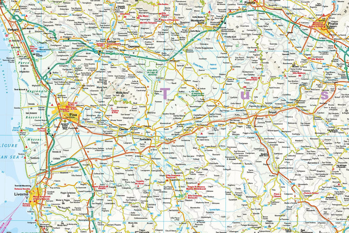 Carte routière - Toscane | Reise Know-How carte routière Reise Know-How