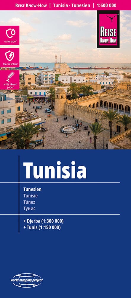 Carte routière - Tunisie | Reise Know How carte routière Reise Know-How